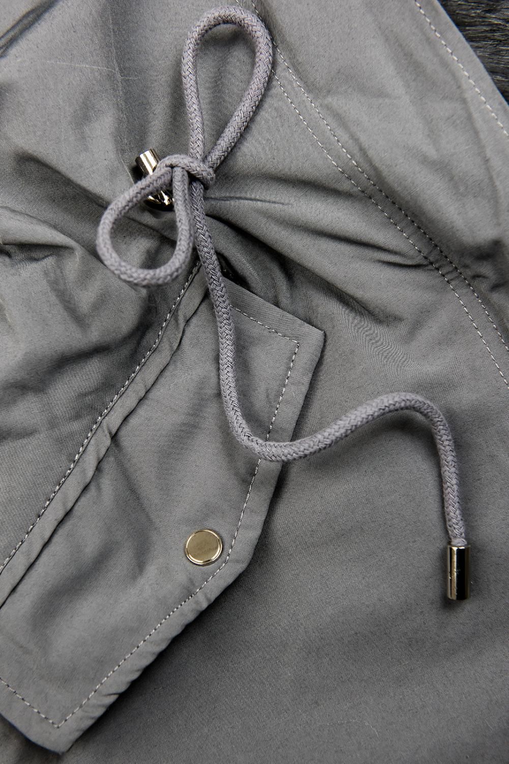 Wintermantel Parka dunkelgrau