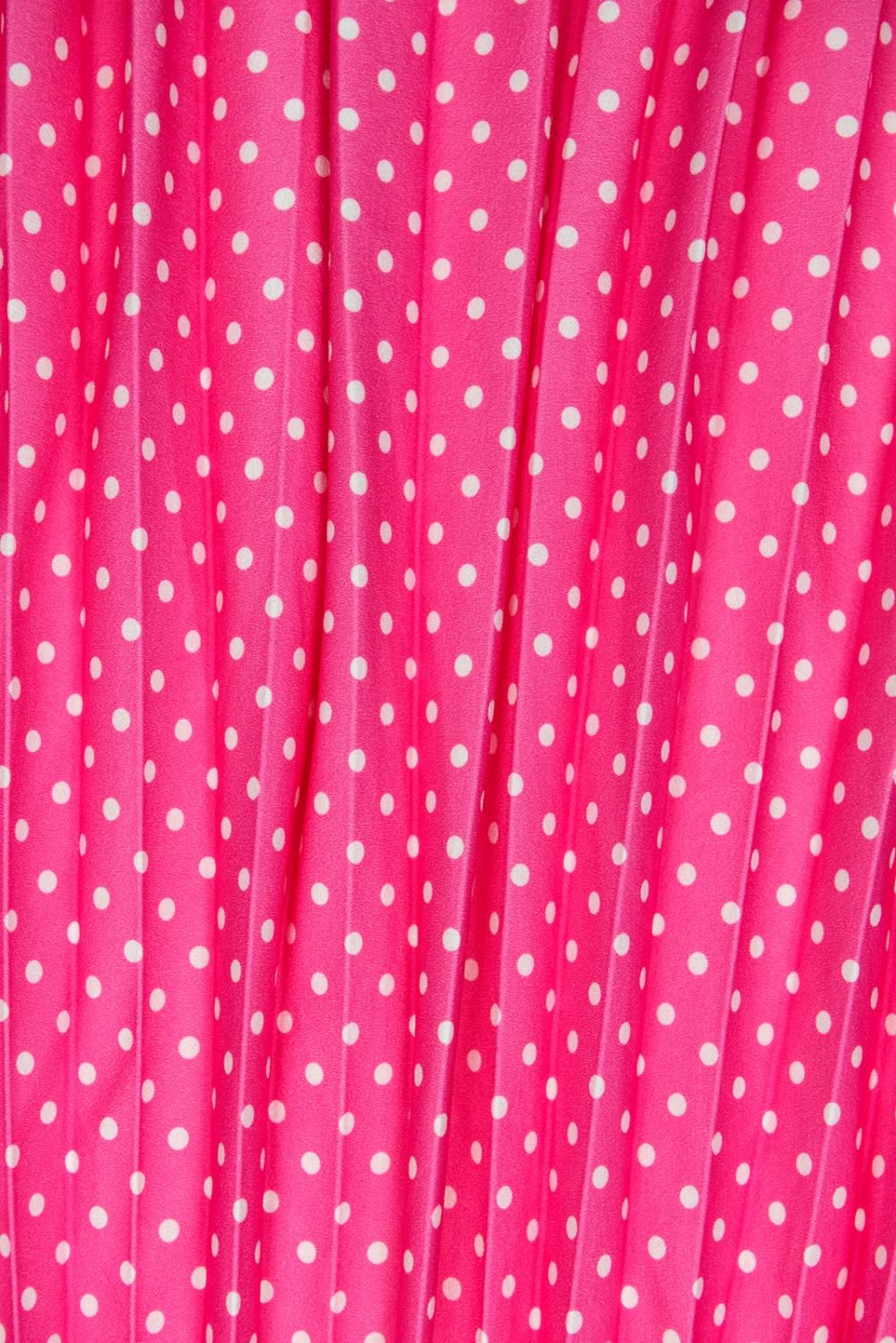 Rock mit Punkten hot pink