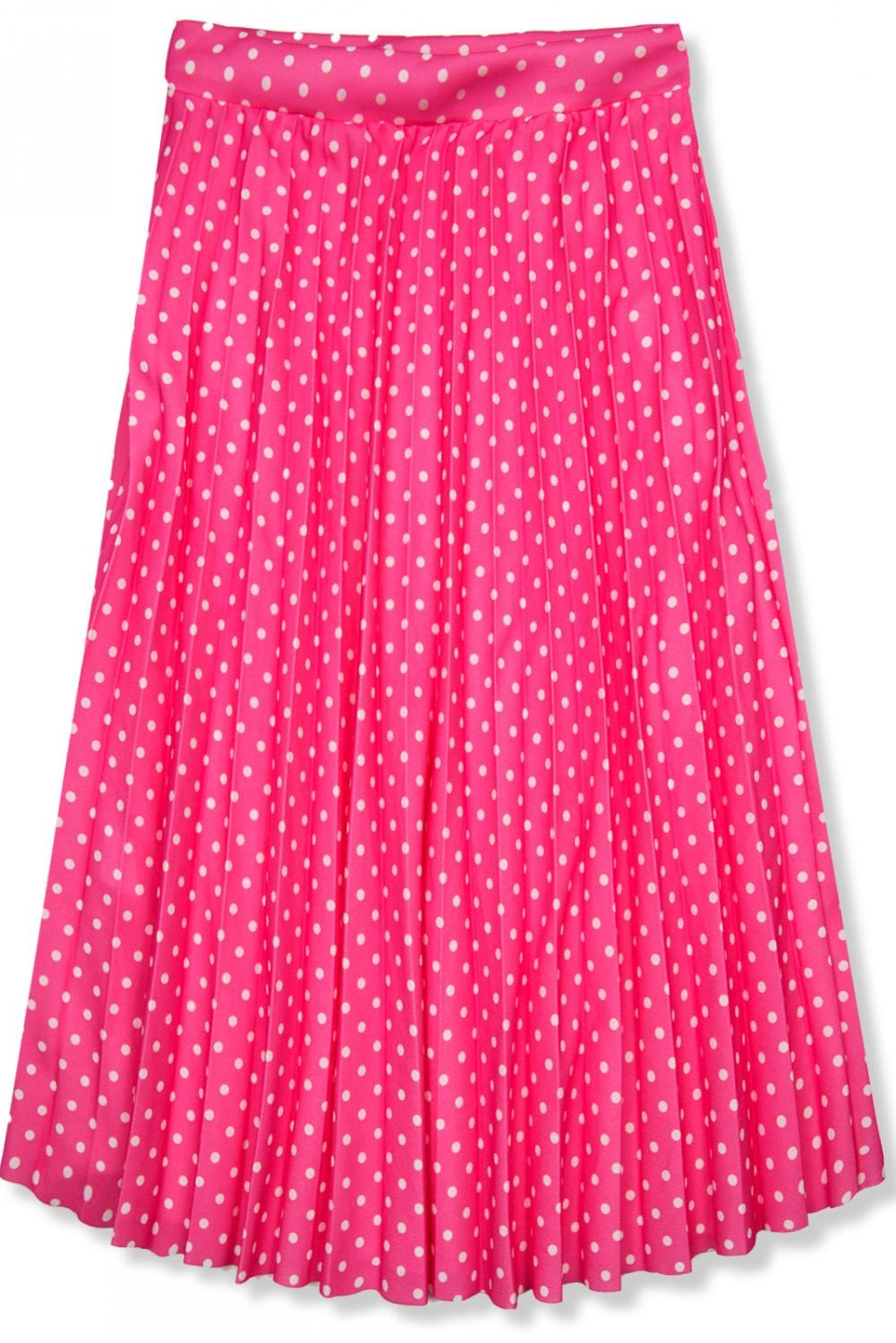 Rock mit Punkten hot pink