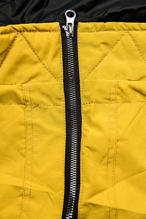 Frühlings-Wendejacke  gelb / schwarz