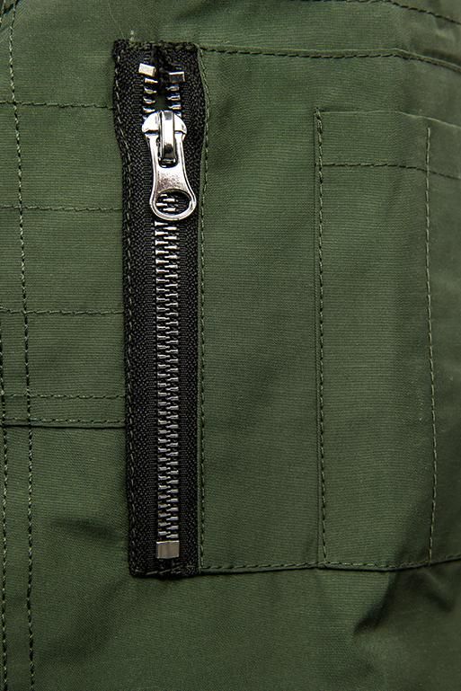 Frühlings-Wendejacke  khaki / schwarz