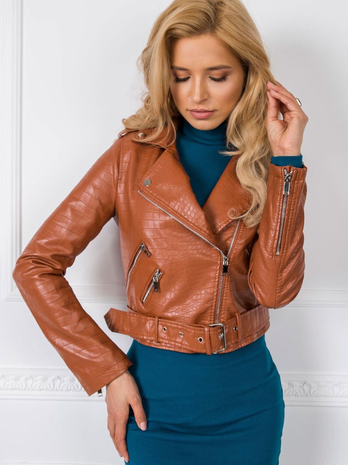 Beige Damen Übergangsjacke