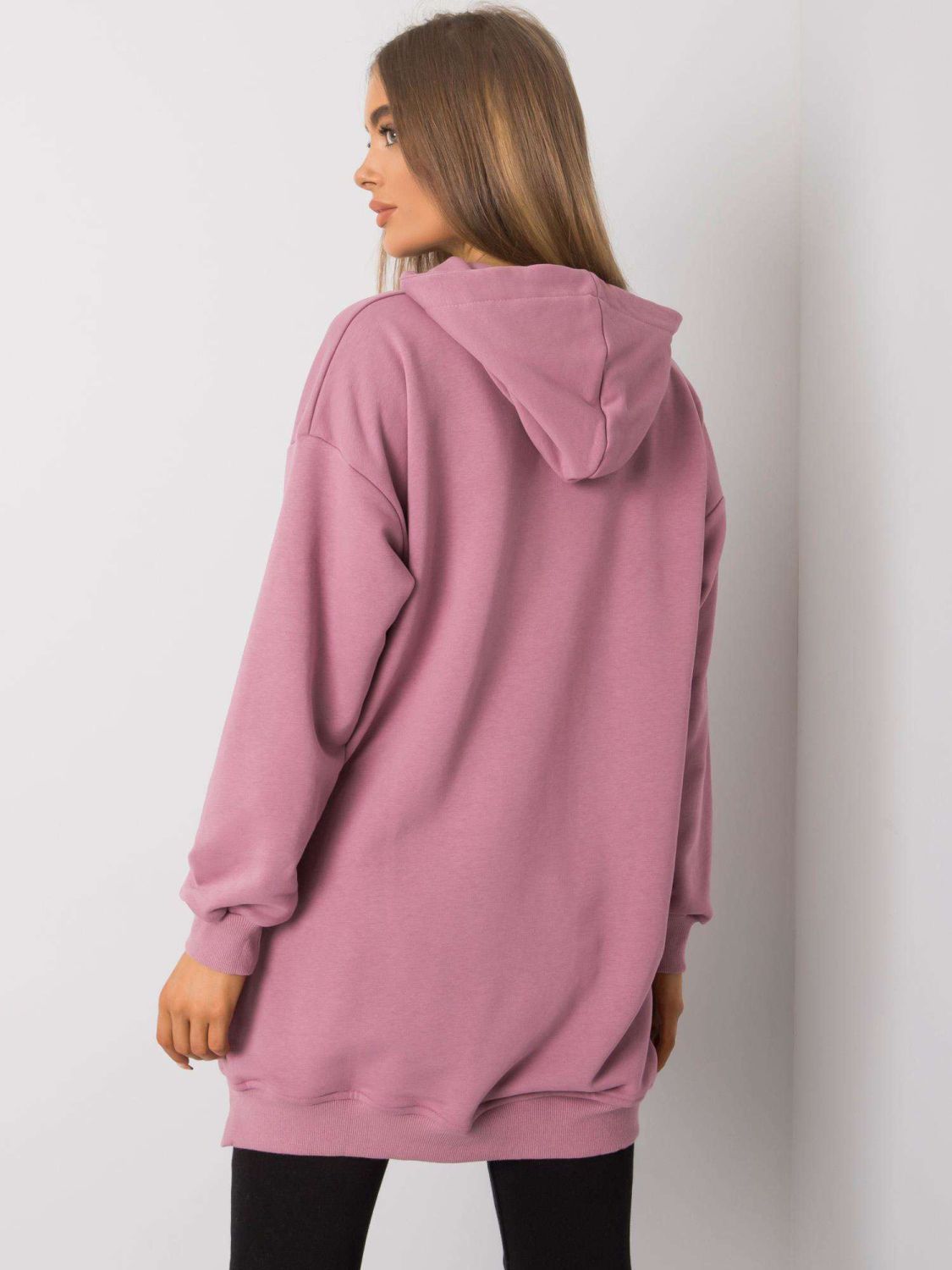 Rosa Damen Hoodie mit Kapuze