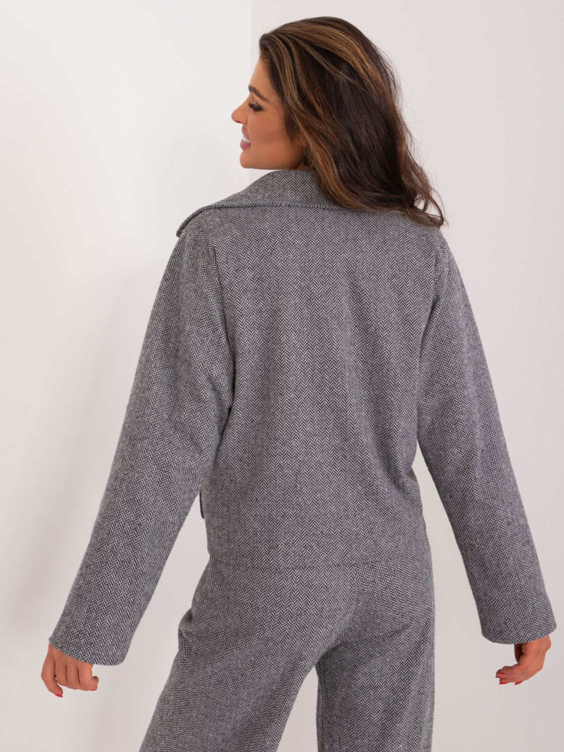 Elegante graue Jacke