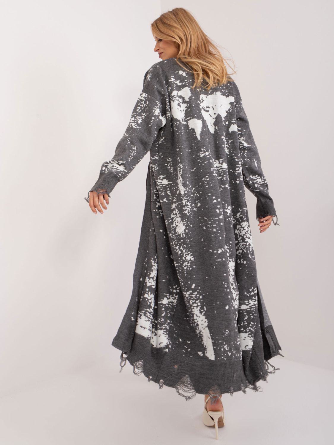 Stylischer Kardigan in Dunkelgrau