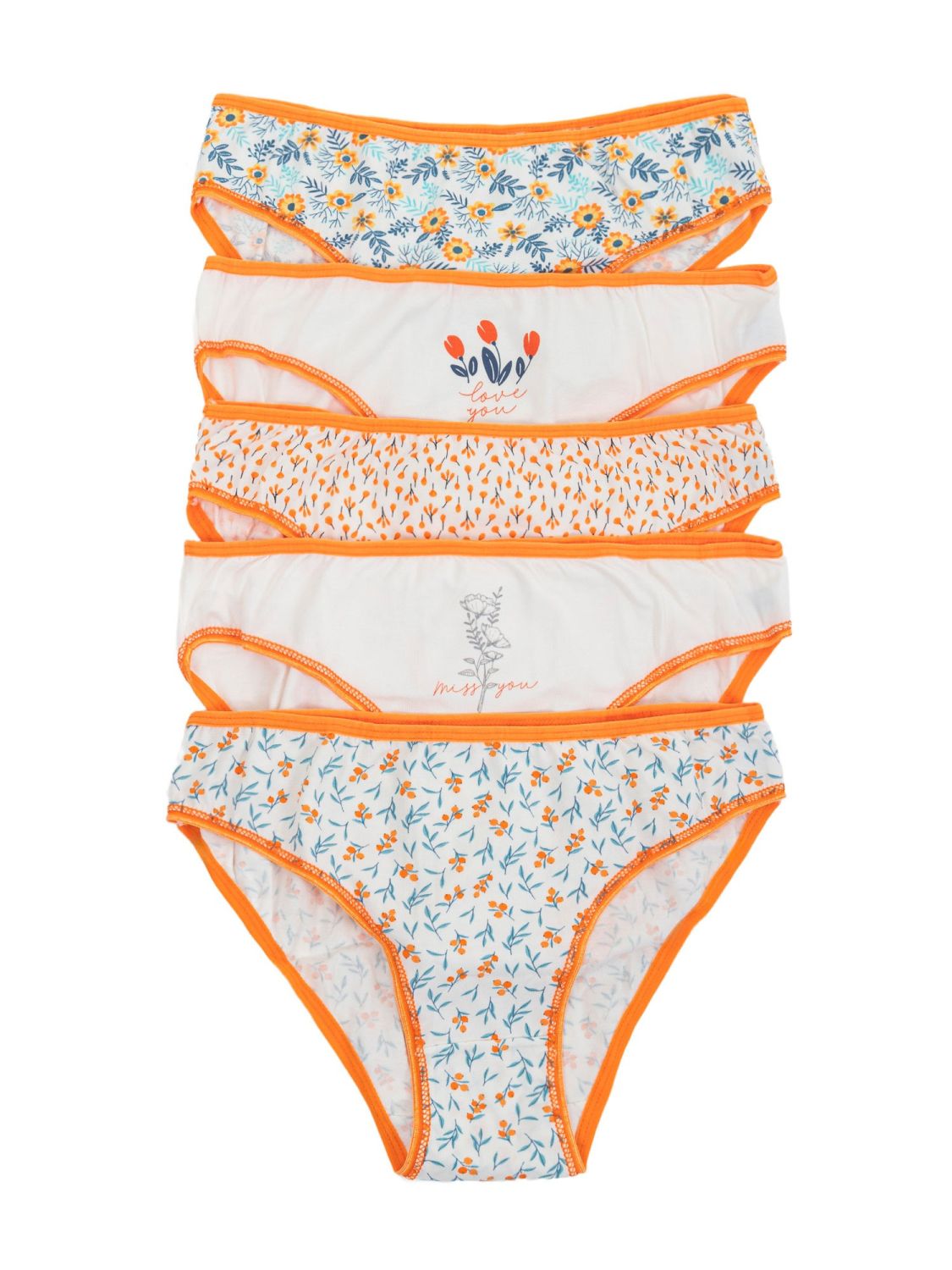 Bequeme Damenunterwäsche in Orange