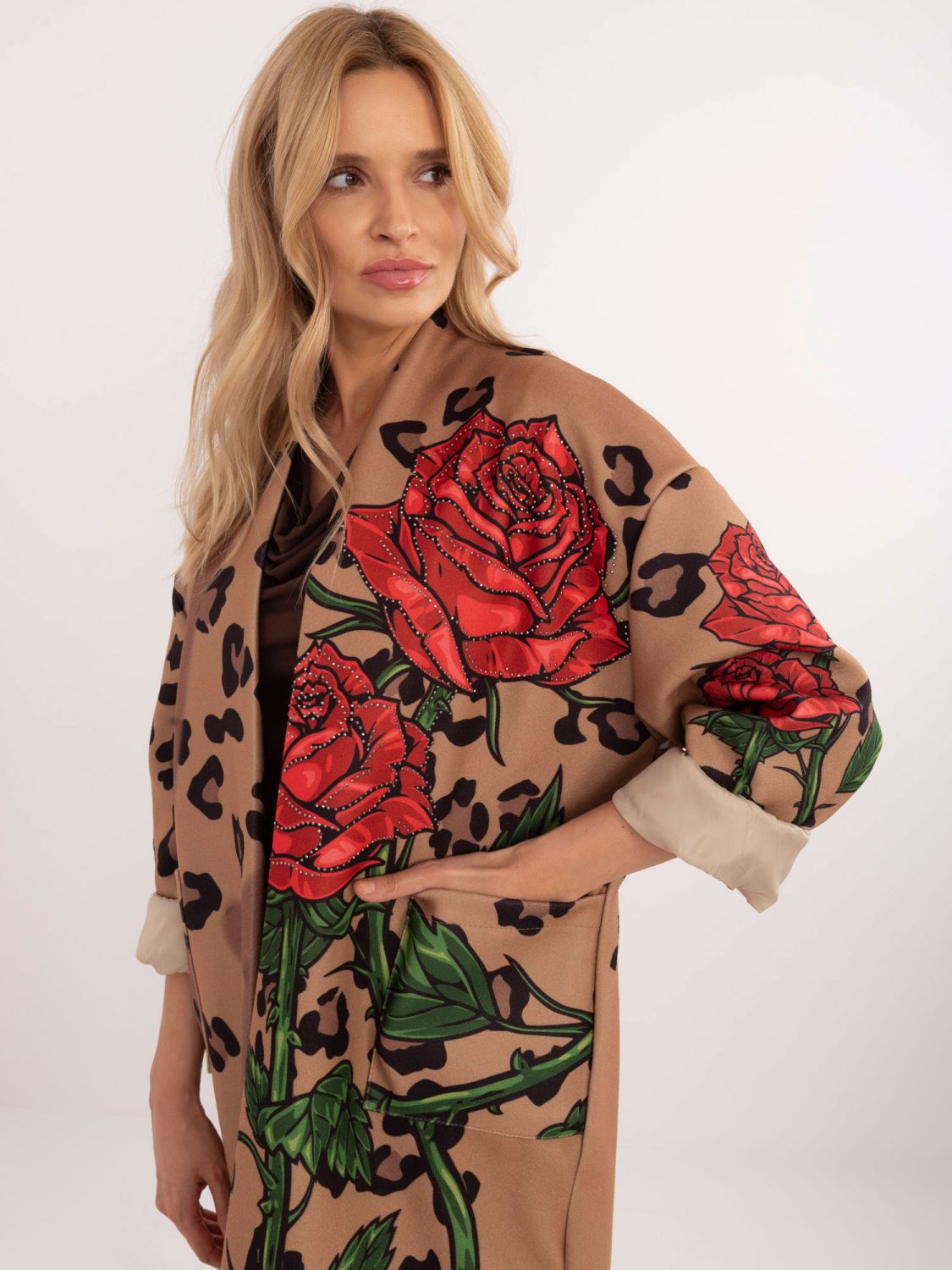 Übergangsjacke in Camel