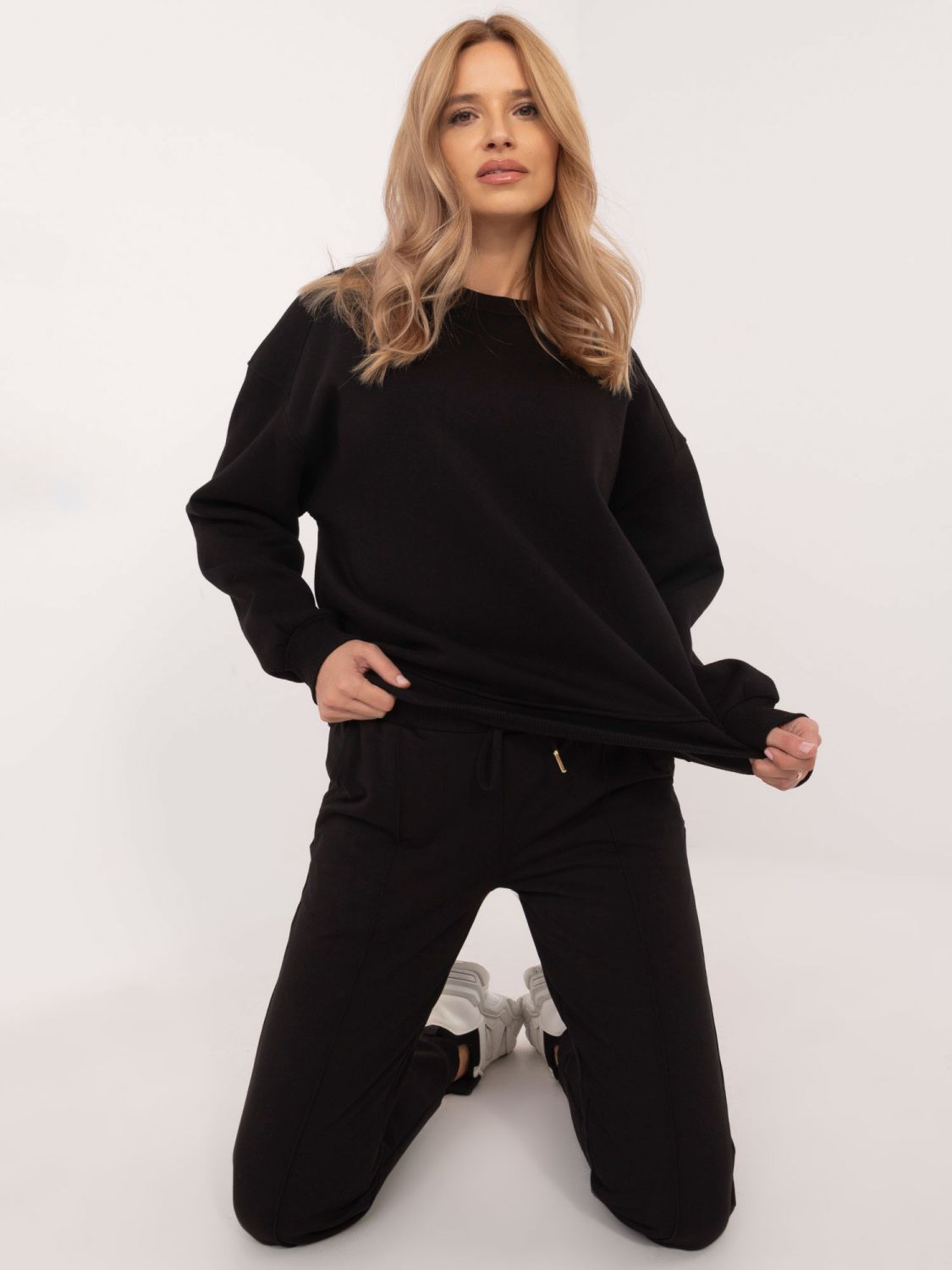 Stylische schwarze Sporthosen