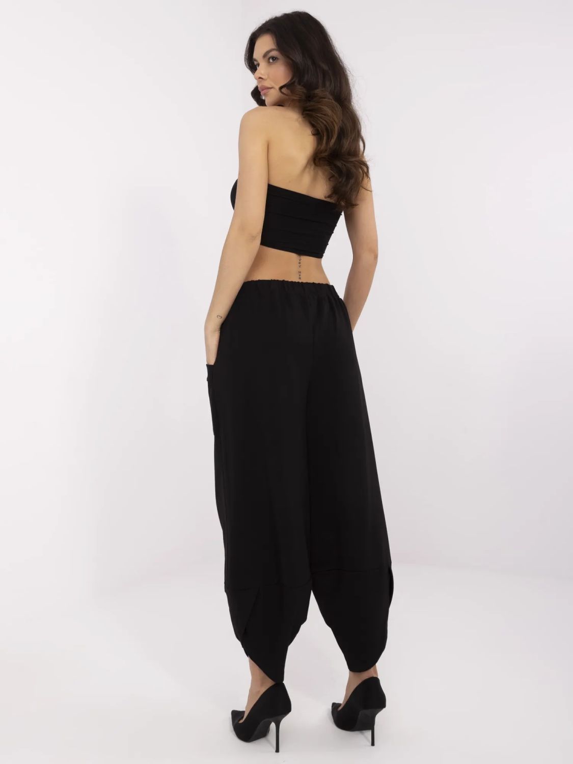 Stylische schwarze Sporthose