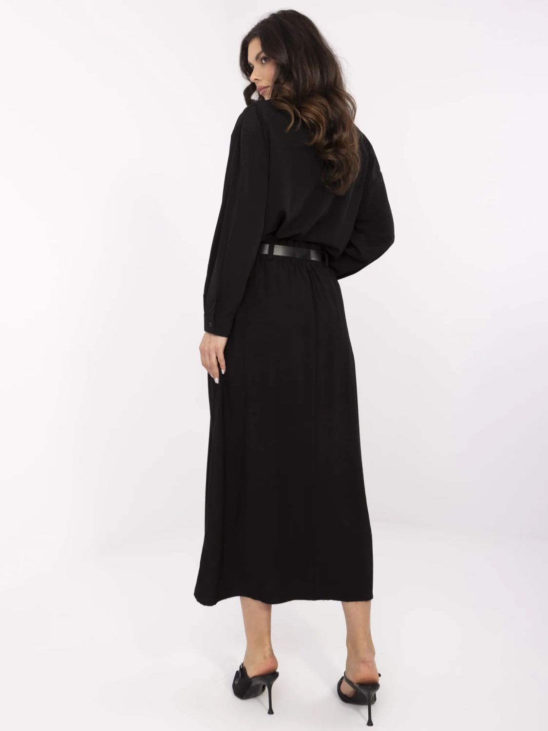 Eleganter Midi-Rock in Schwarz