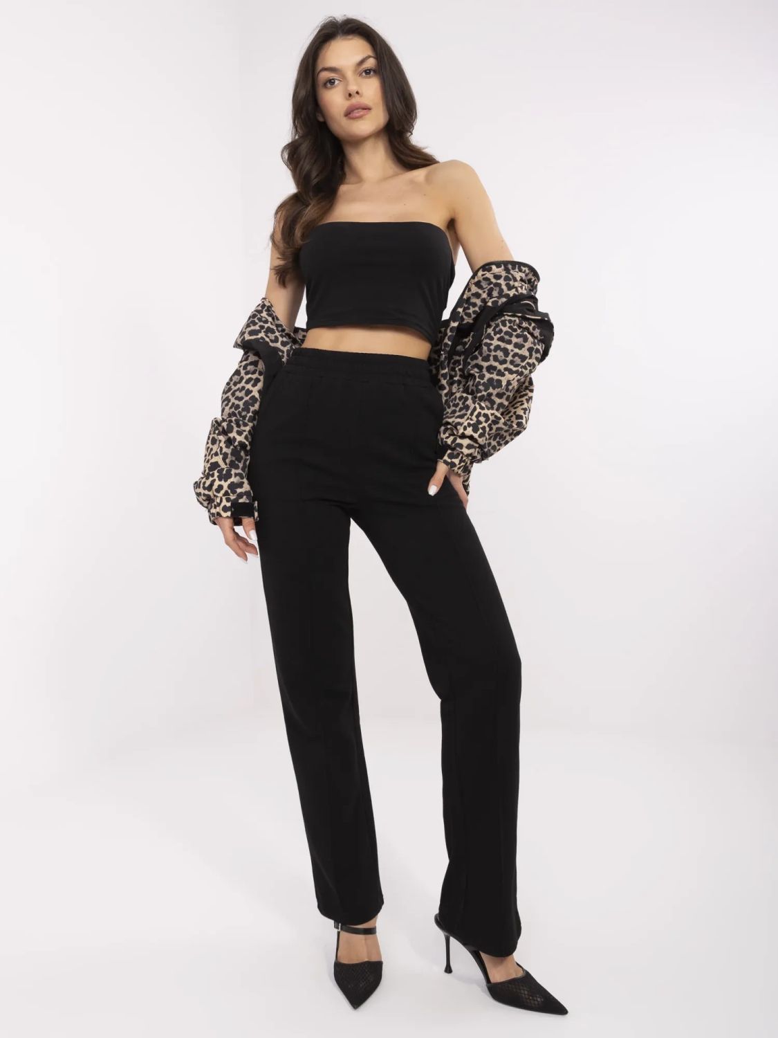 Stylische schwarze Sporthosen