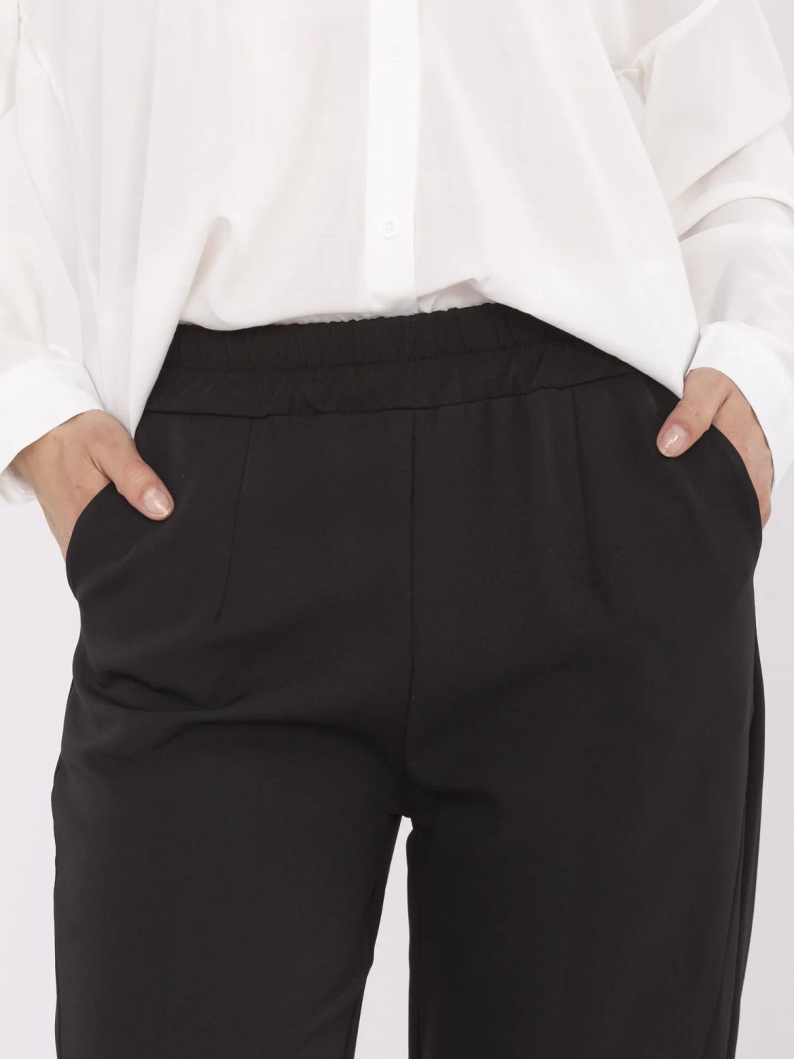 Elegante schwarze Hose