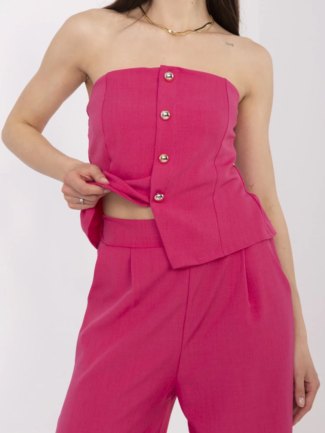 Eleganter Komplettanzug in Rosa