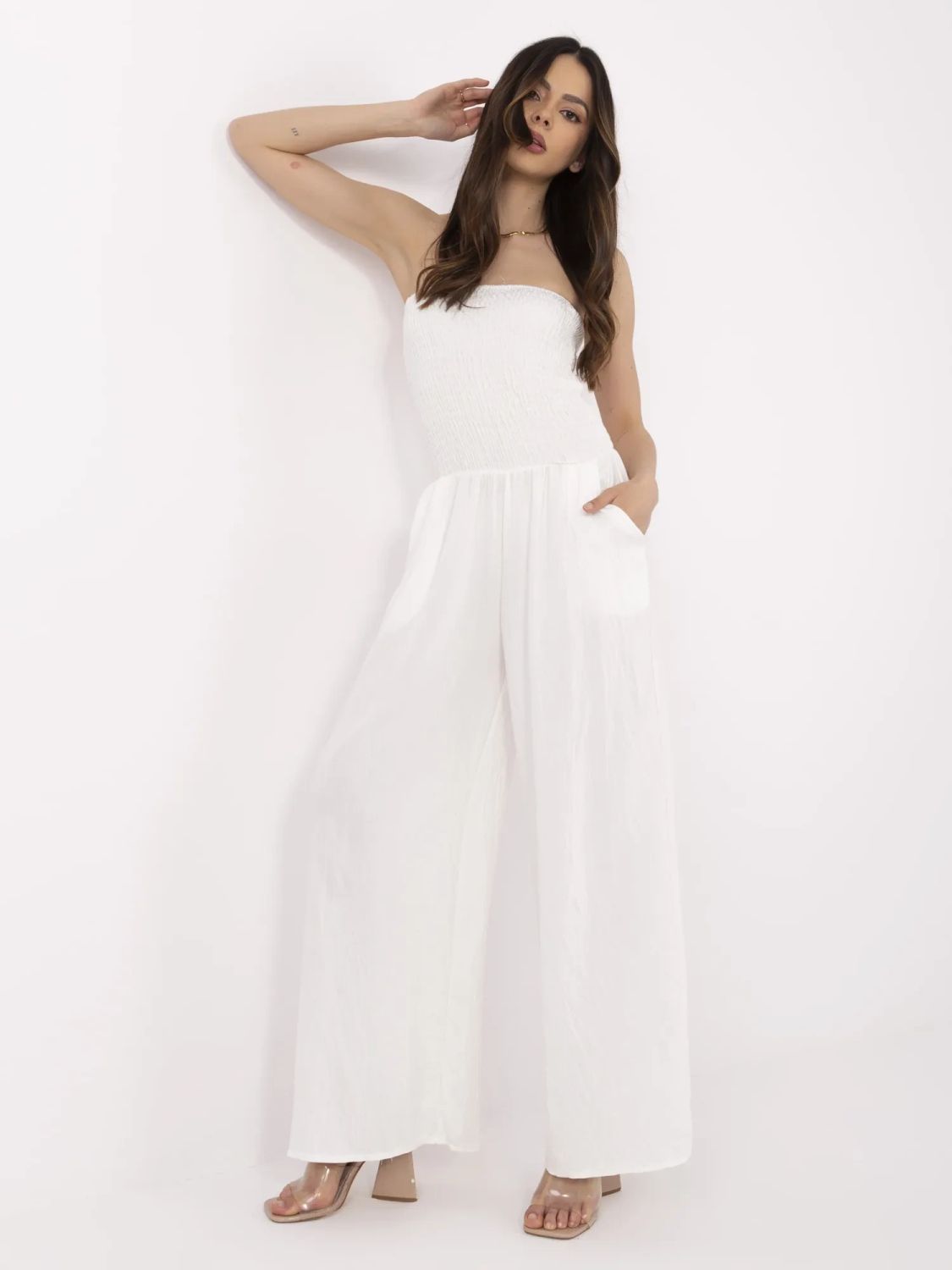 Eleganter ecru Jumpsuit