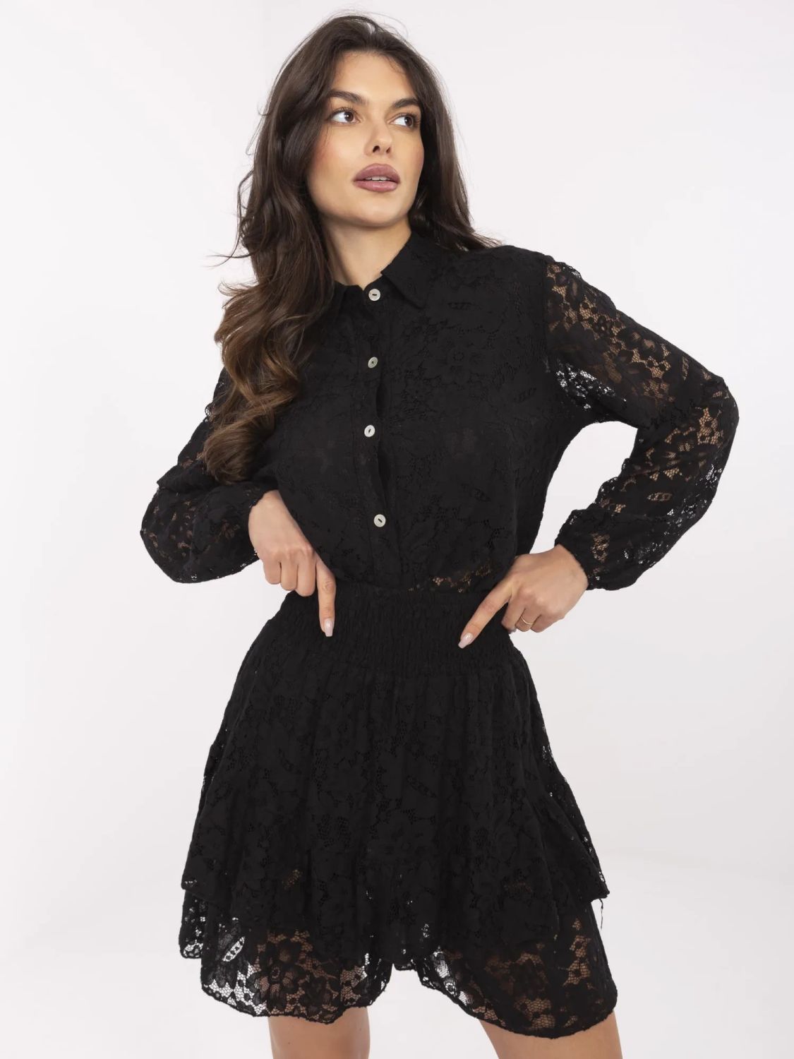 Stylisches Set mit langen Ärmeln