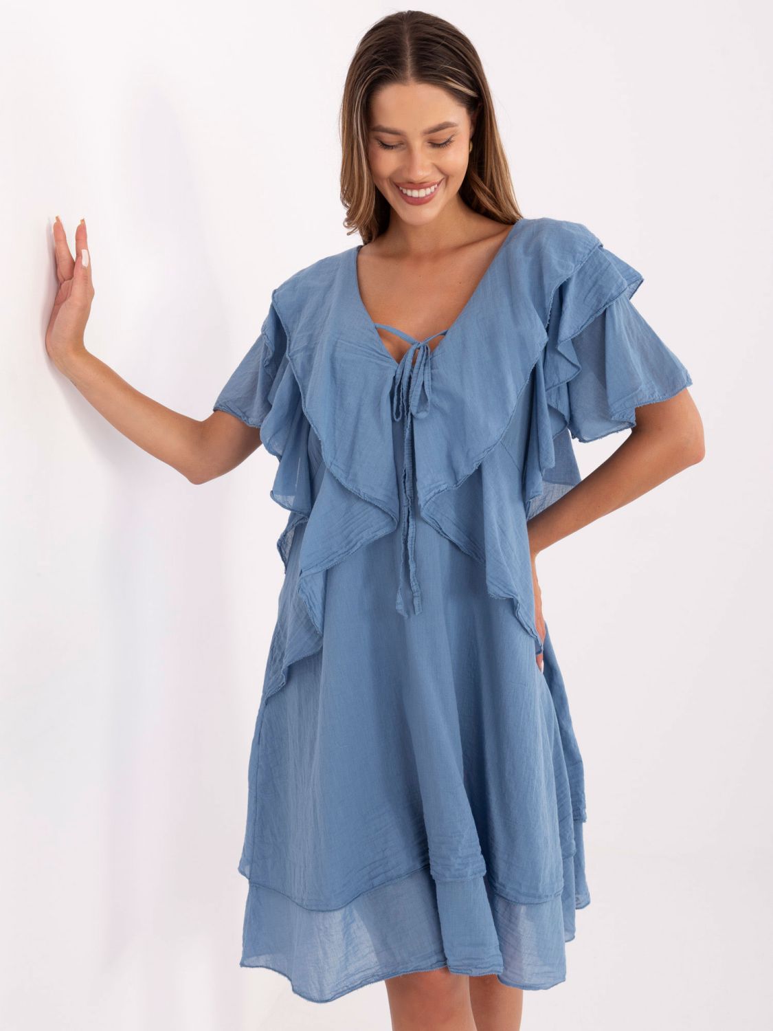 Oversize Kleid in Dunkelblau