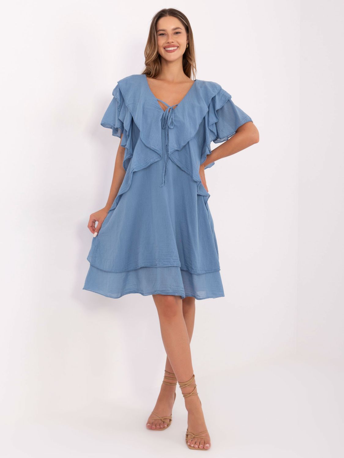 Oversize Kleid in Dunkelblau