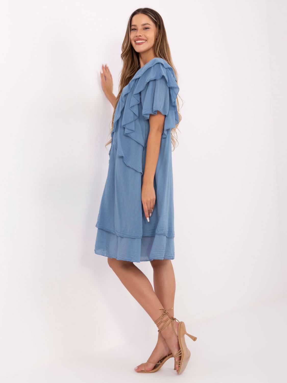 Oversize Kleid in Dunkelblau