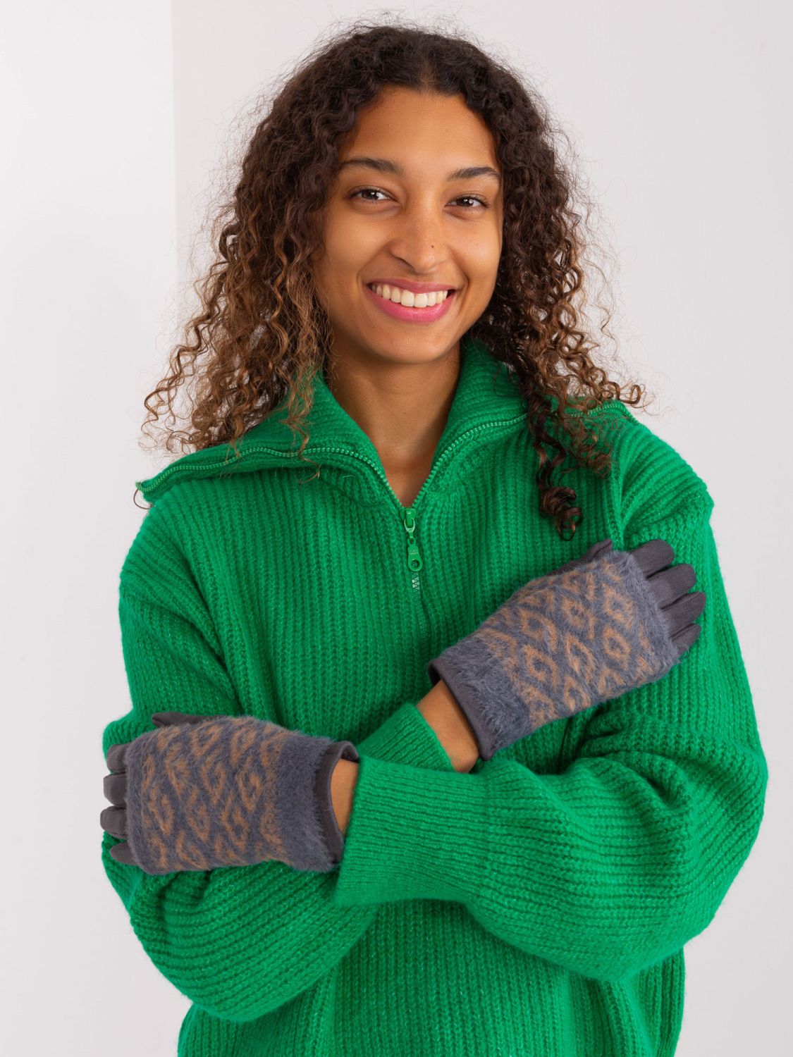 Stylische Handschuhe in Dunkelgrau