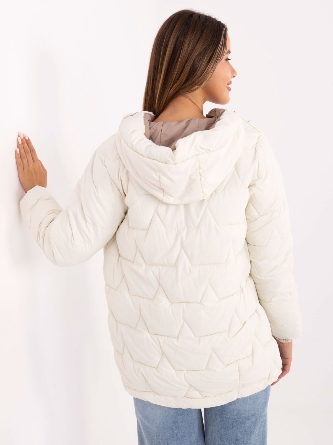 Stylische Übergangsjacke mit Kapuze