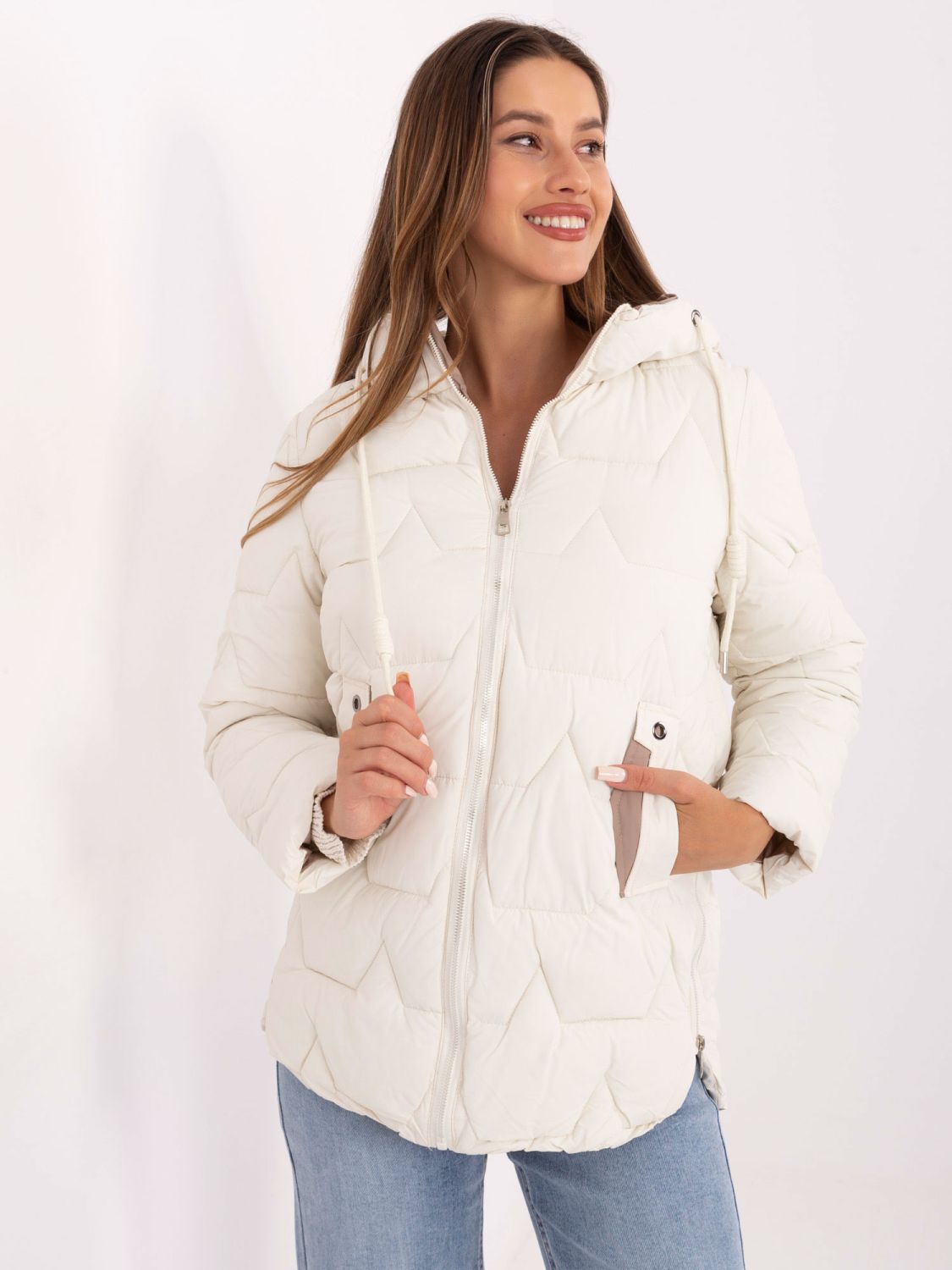 Stylische Übergangsjacke mit Kapuze