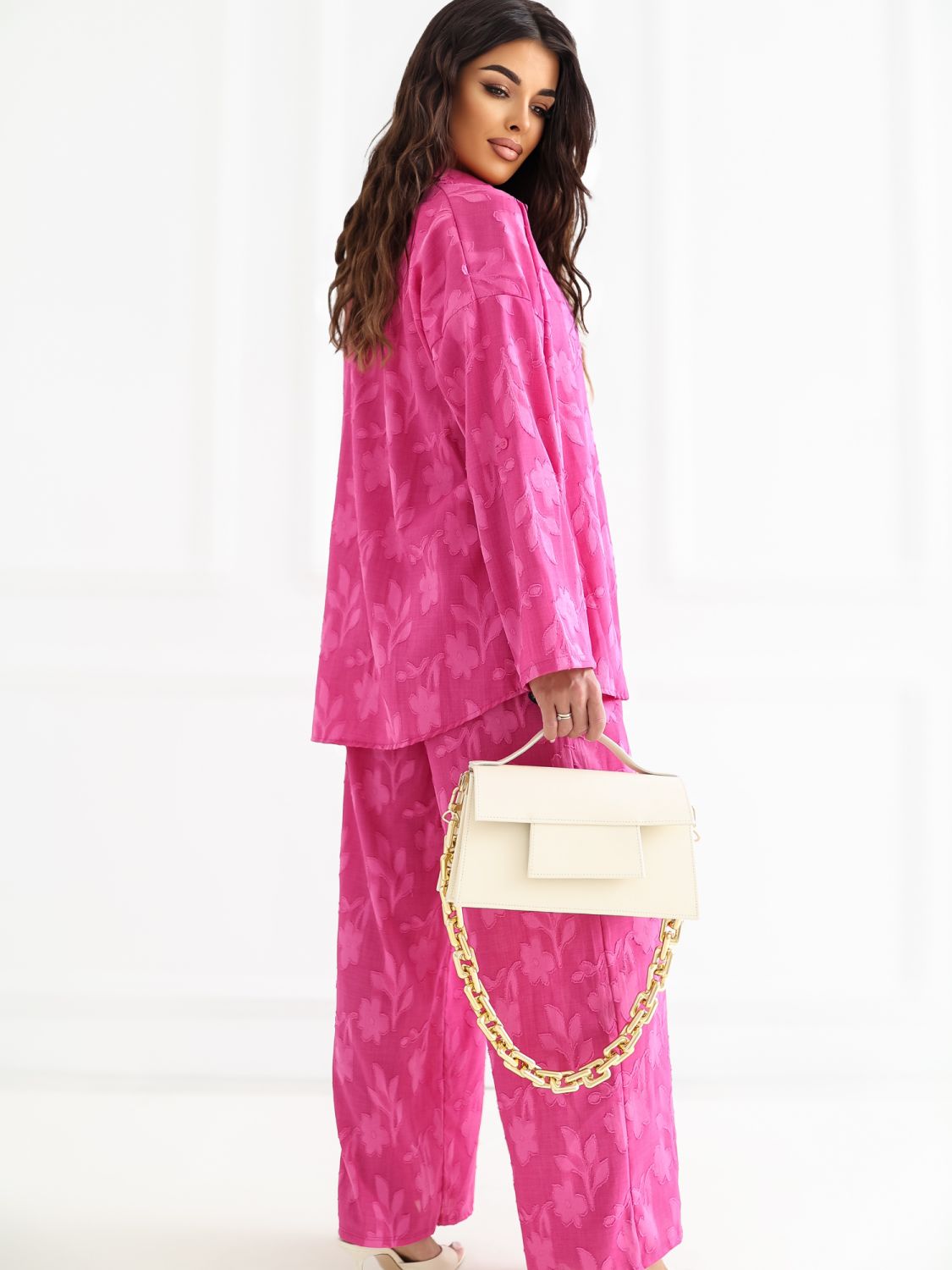 Rosa Set mit Hemd und Hose