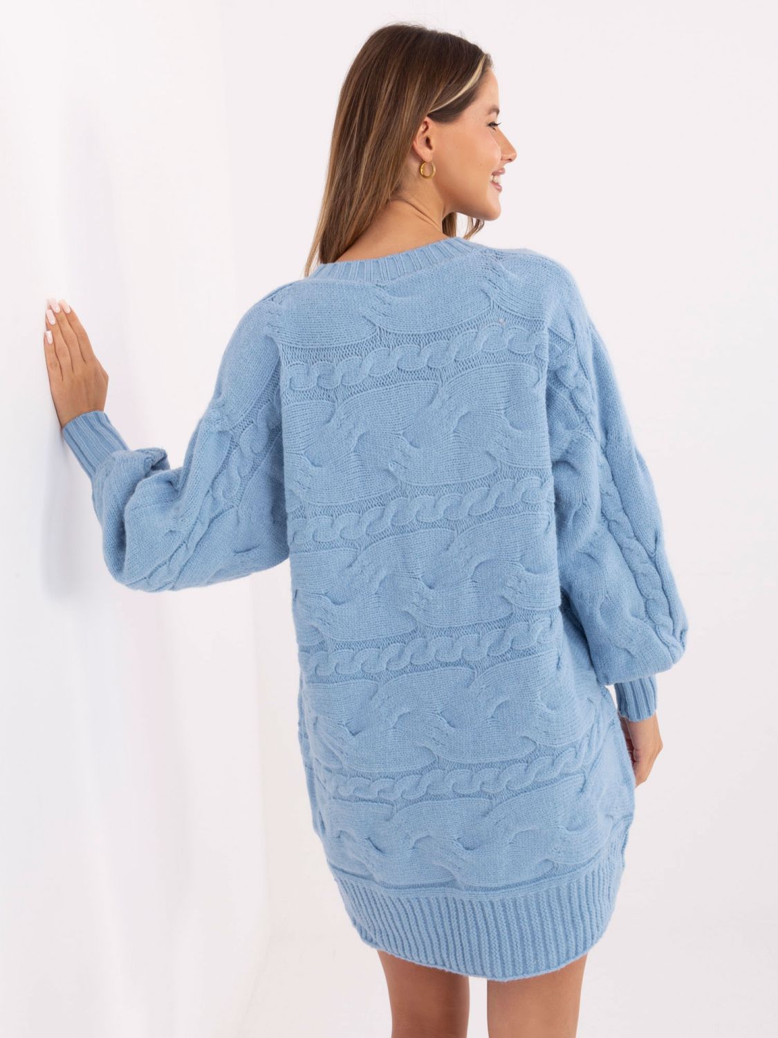 Oversize Pullover in hellblauer Farbe
