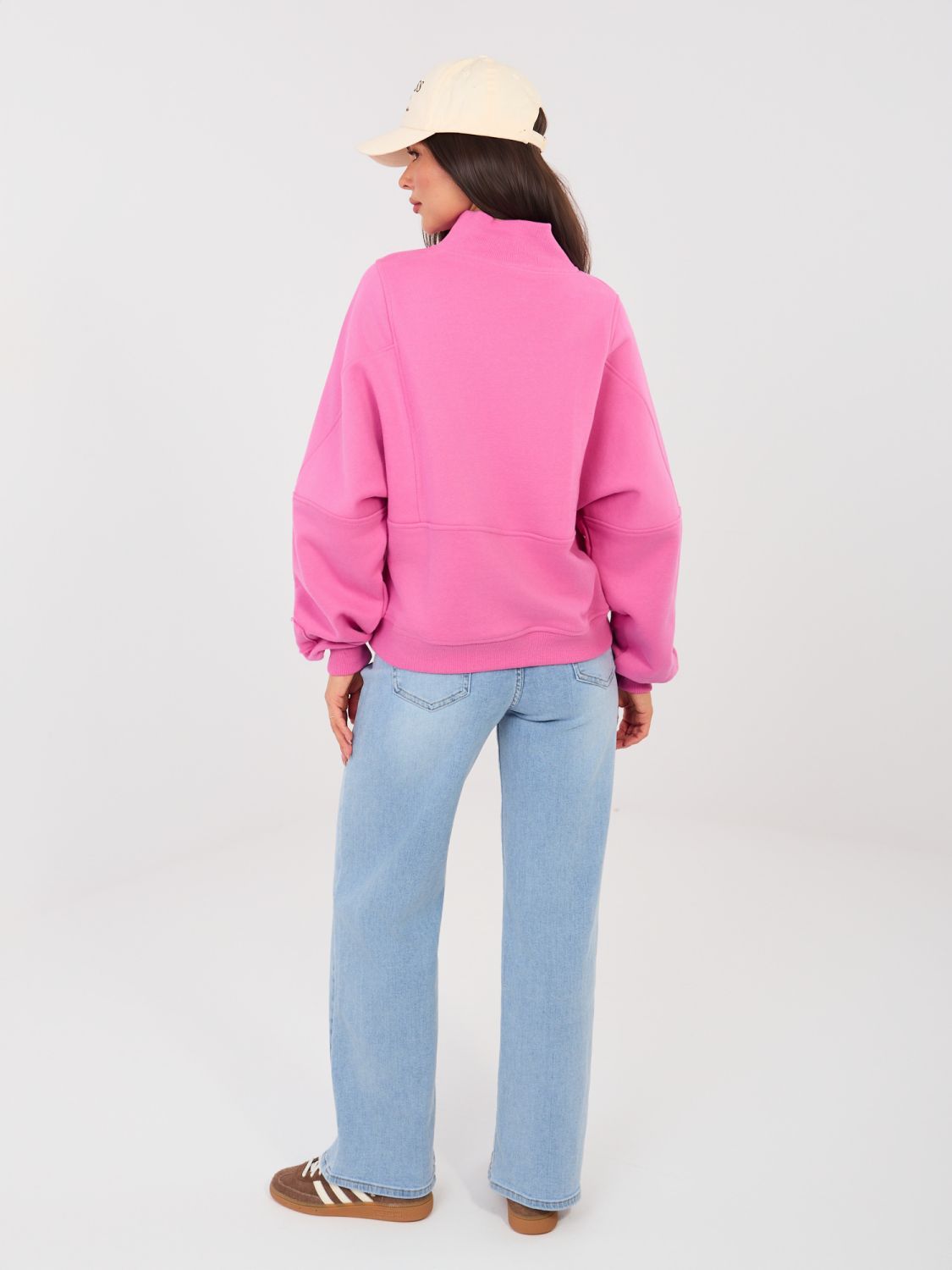 Damen-Jeans in Hellblau mit geradem Bein