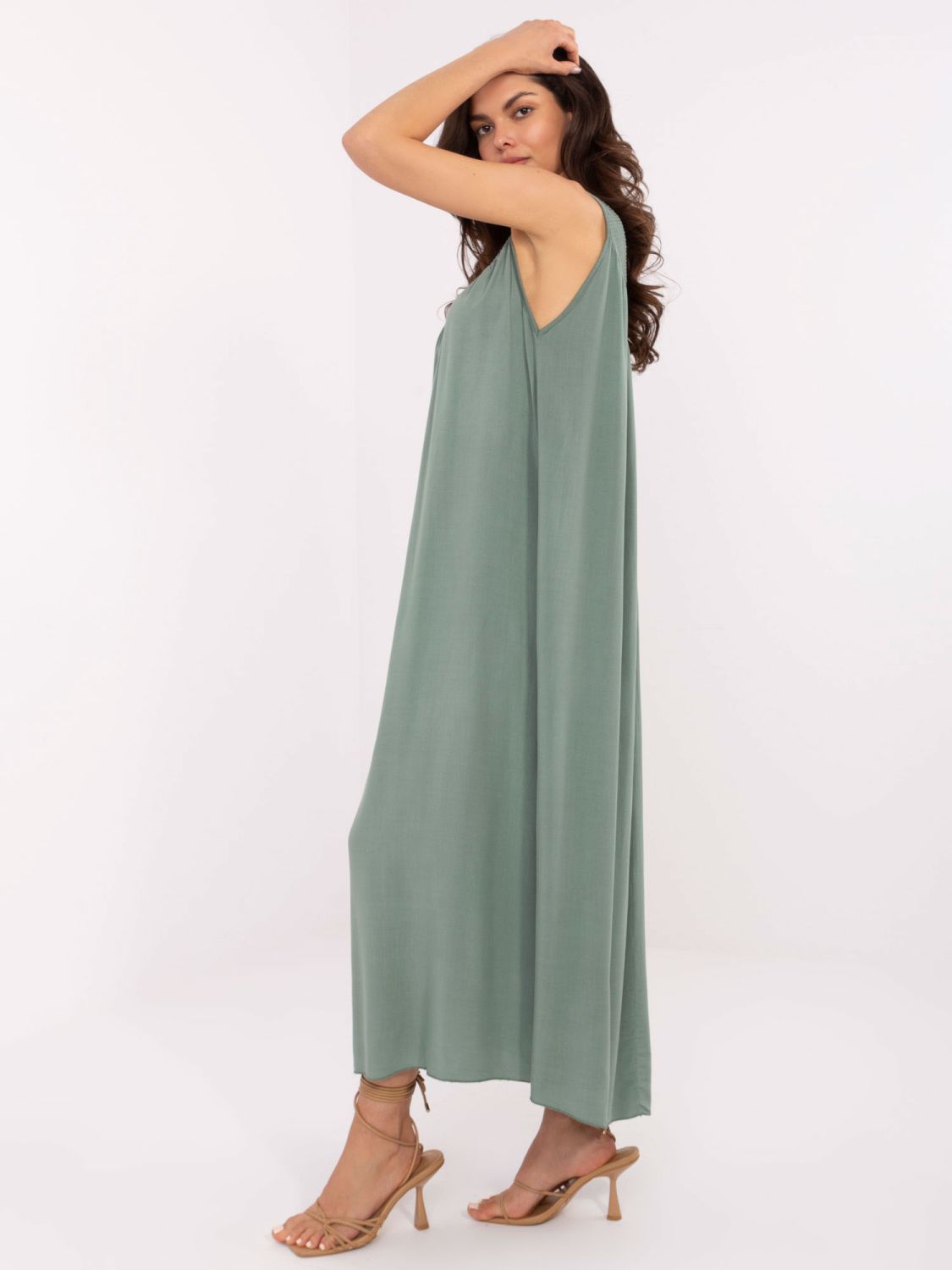 Oversize Sommerkleid in Khaki