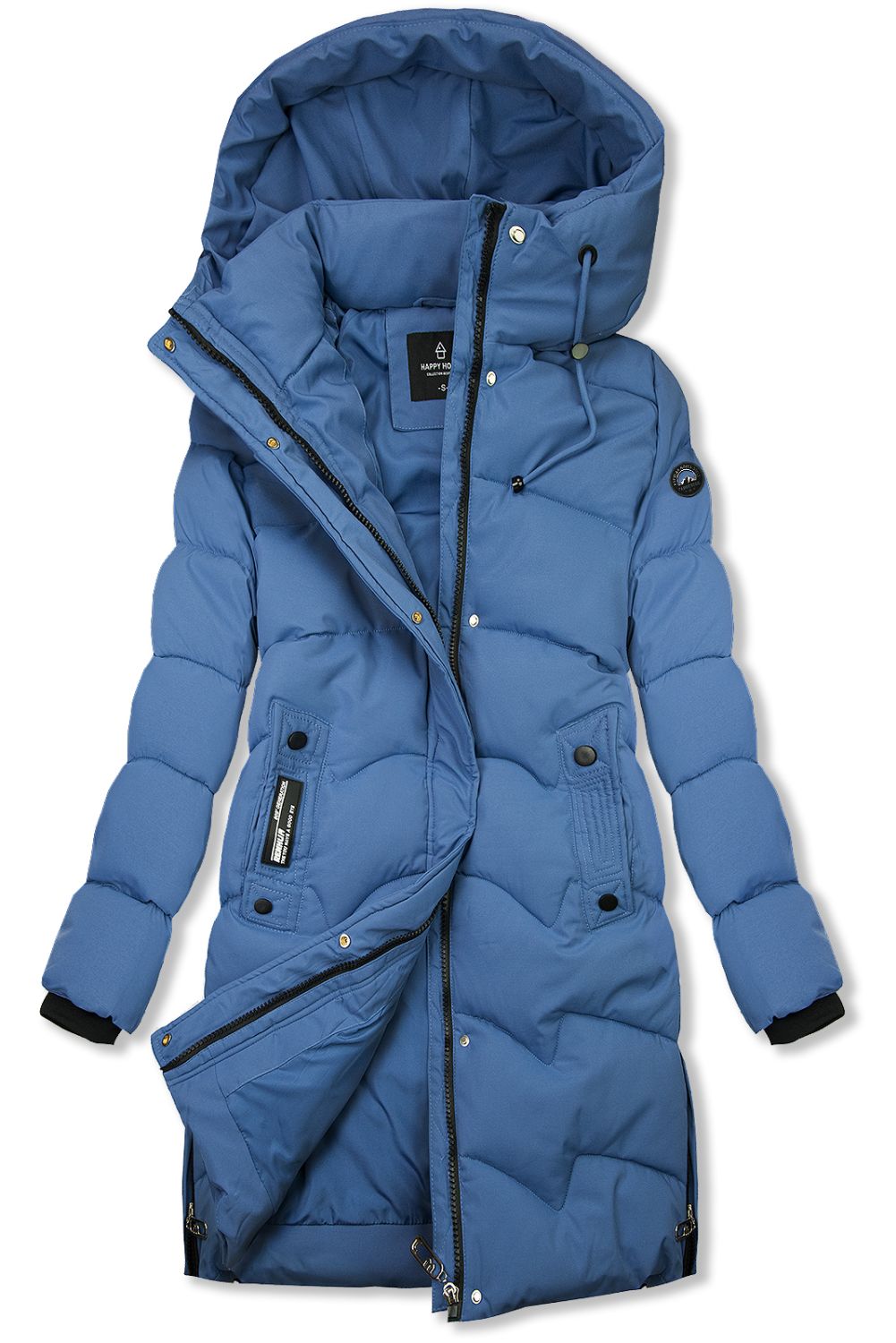 Winterjacke mit Kapuze SNOW Blau