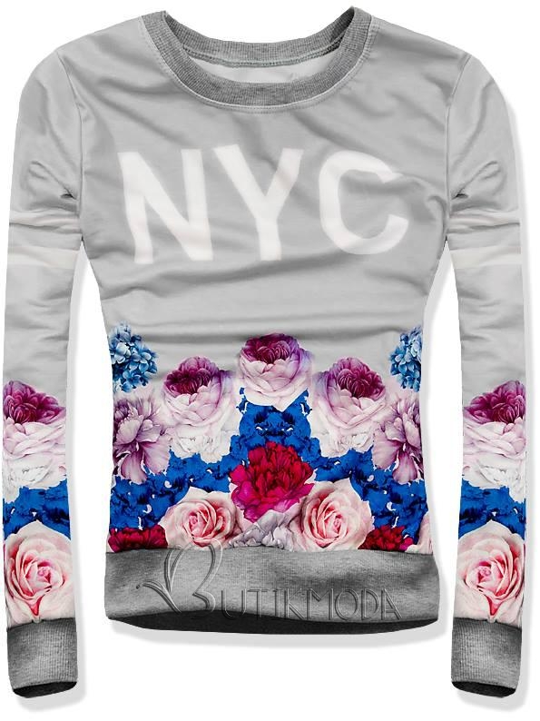 Sweatshirt grau NYC