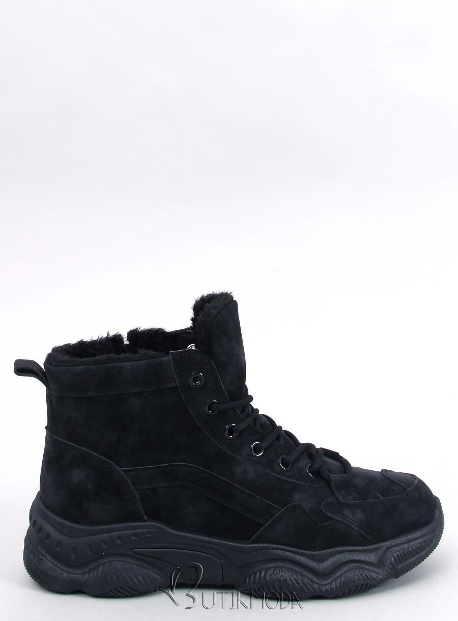 Damen-Winter-Sneaker Schwarz