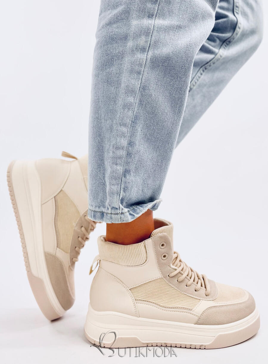 High-Sneaker Beige