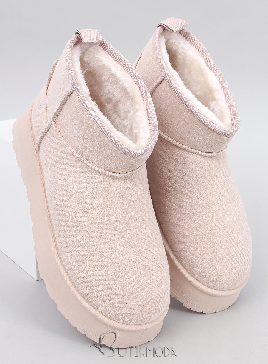 Plateau-Schneeschuhe Light Beige