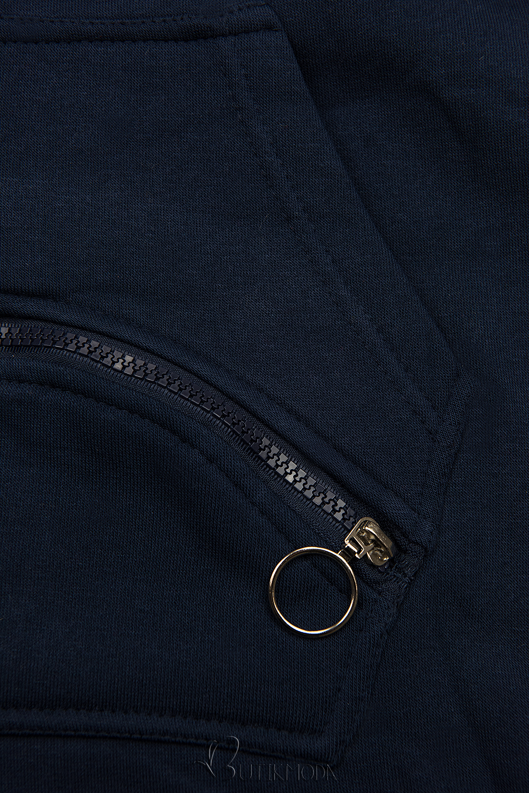 Verlängerte Sweatshirt/Sweatkleid dunkelblau/blau