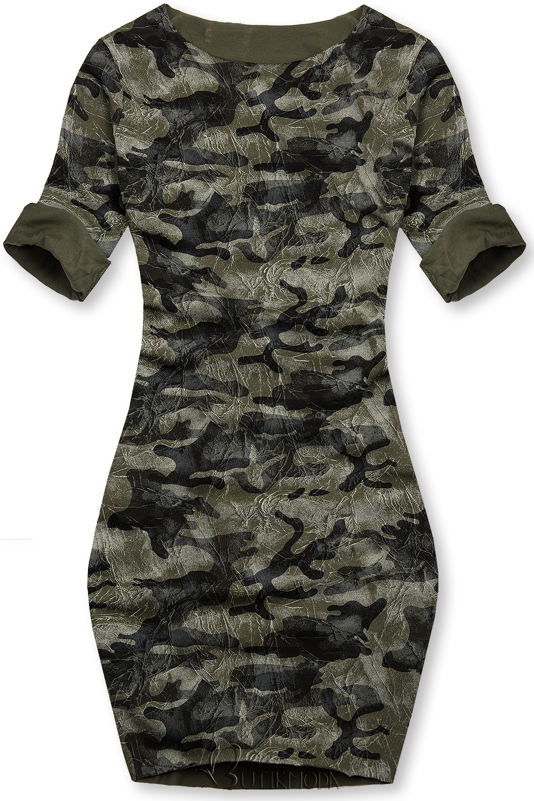 Lässiges Army Kleid khaki