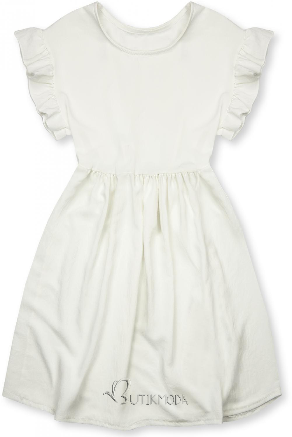 Kleid aus weicher Viskose weiß