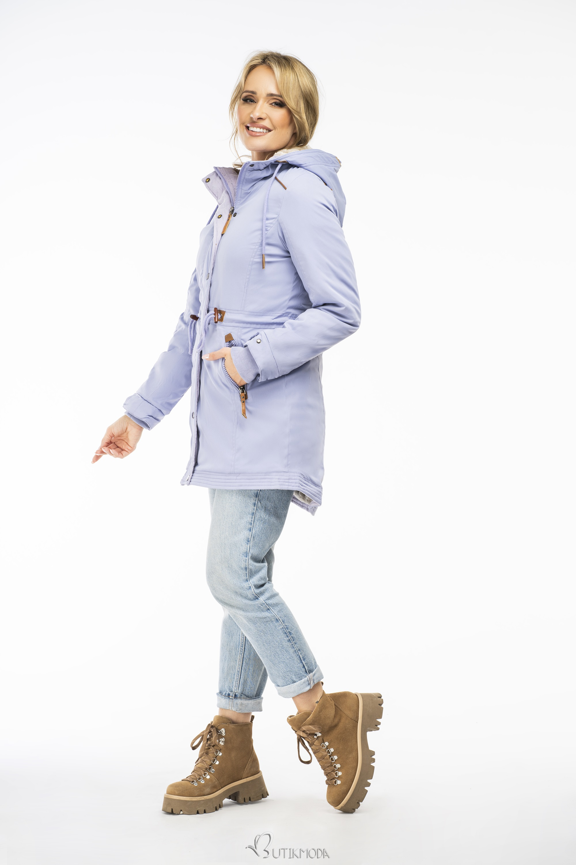 Parka LHD mit kuscheligem Fleece Jade