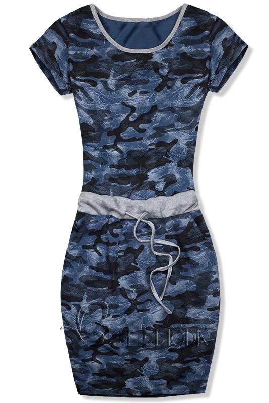 Army Kleid blau