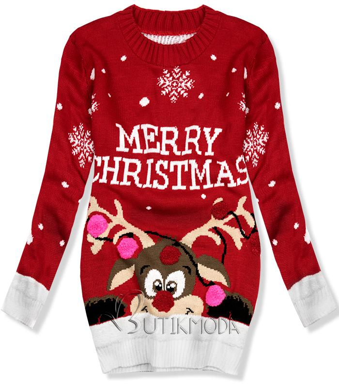 Pullover Merry Christmas rot