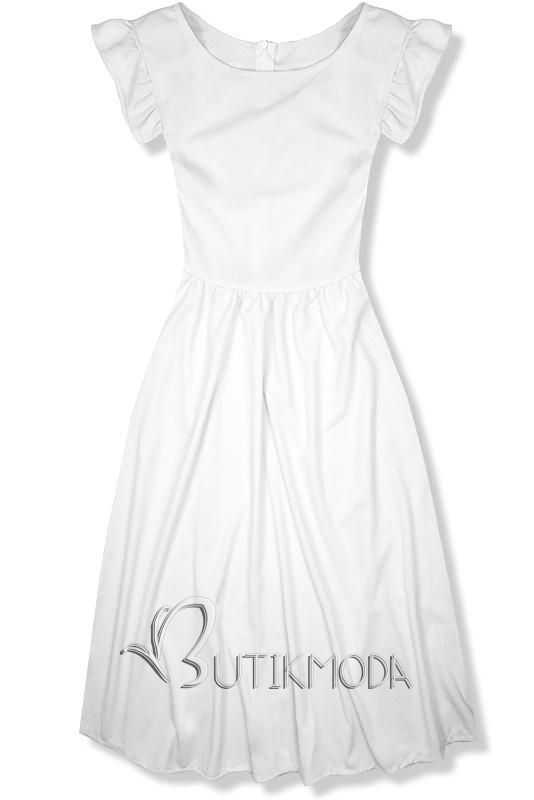 Kleid Midi weiß
