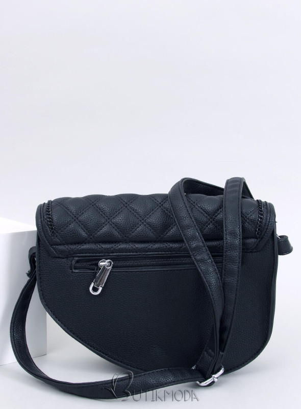 Handtasche im Steppdesign Schwarz