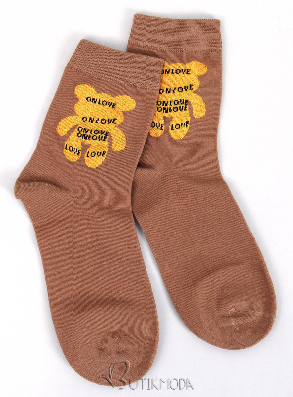 Socken ON LOVE Beige