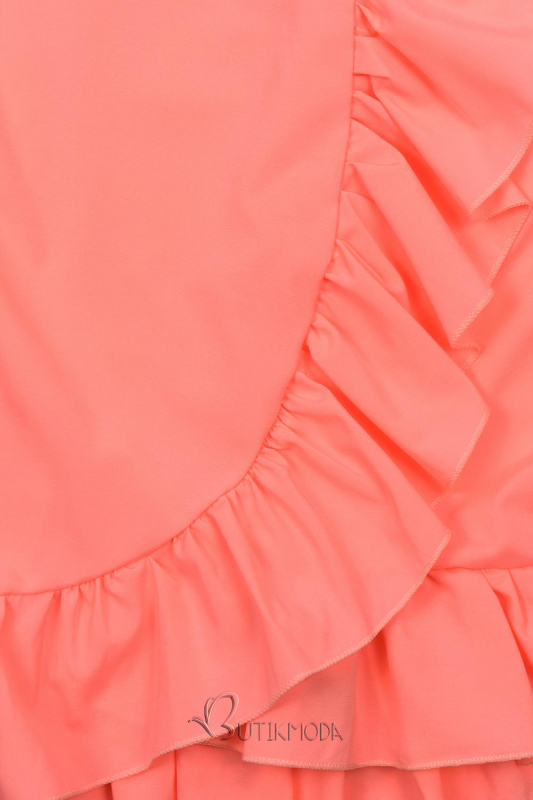 Kleid BE LOVE neon orange/O'la Voga