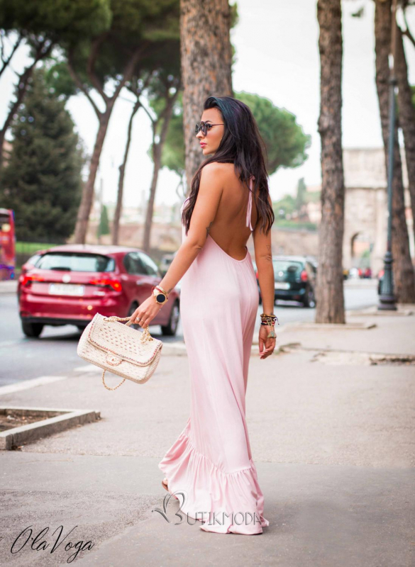Kleid MAXI BEACH rosa/O'la Voga