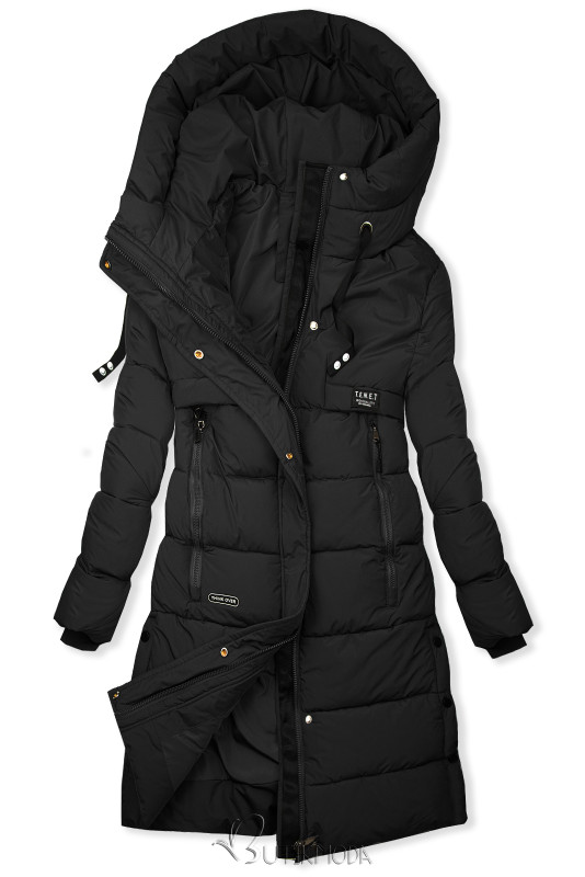 Warme Steppjacke WINTER Schwarz