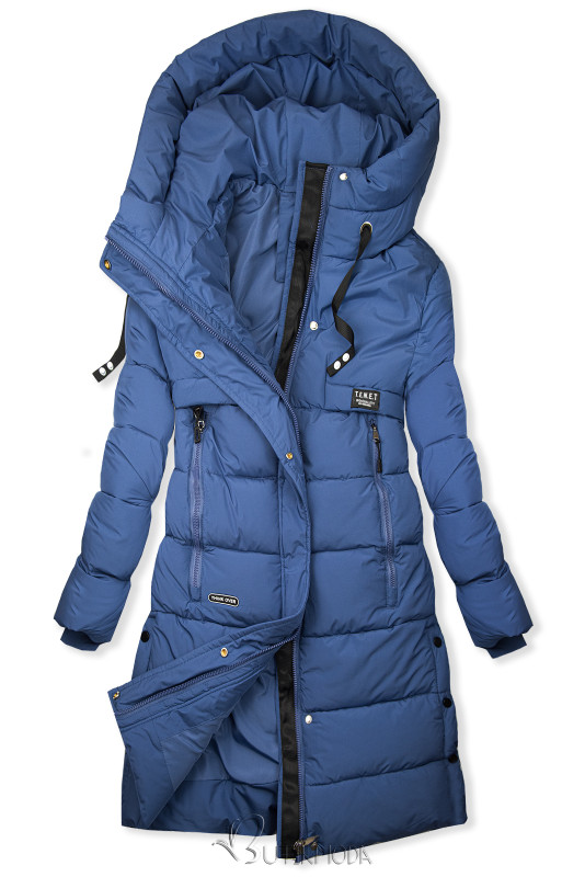 Warme Steppjacke WINTER Blau