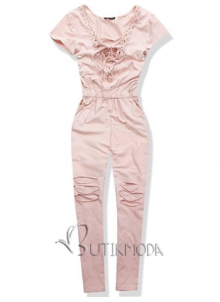 Overall pink 6707