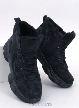 Damen-Winter-Sneaker Schwarz