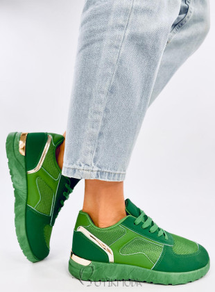 Leichte Damen-Sneaker Grün